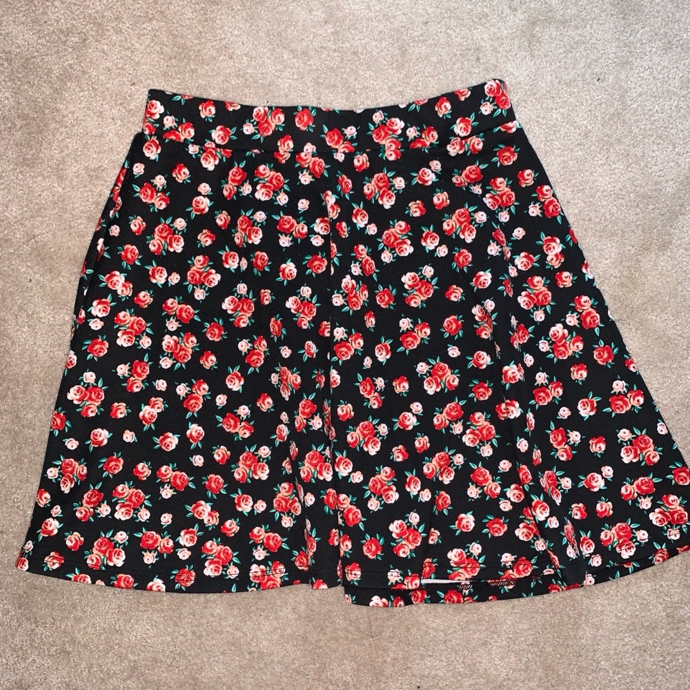 Floral Skater Skirt